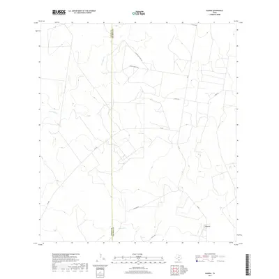 2019 Map of Guerra, 2019 Print