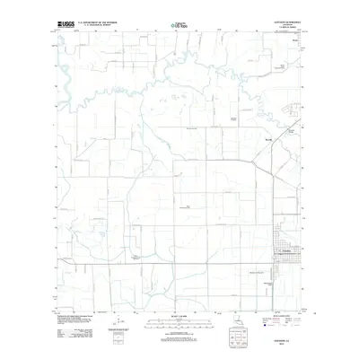 2012 Map of Gueydan, 2012 Print
