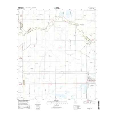 2015 Map of Gueydan, 2015 Print