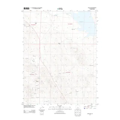 2013 Map of Guffey NW, 2013 Print