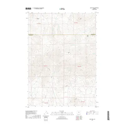 2017 Map of Guffy Peak, 2017 Print