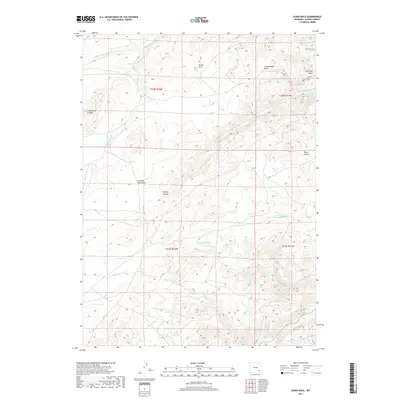 2017 Map of Guide Rock, 2017 Print