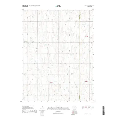 2017 Map of Guide Rock NE, 2017 Print
