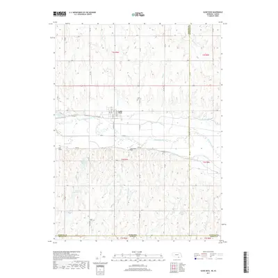 2017 Map of Guide Rock, 2017 Print