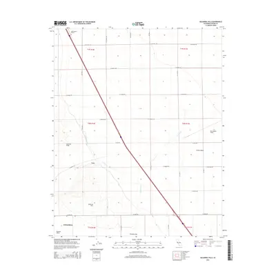 2015 Map of Guijarral Hills, 2015 Print