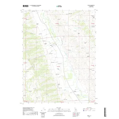 2018 Map of Guinda, 2018 Print