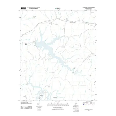 2011 Map of Guinn Cross Roads, 2011 Print