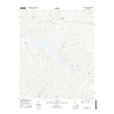 2014 Map of Guinn Cross Roads, 2014 Print