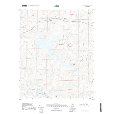 2020 Map of Guinn Cross Roads, 2020 Print