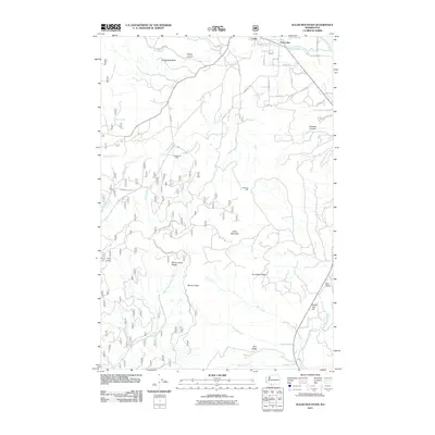 2011 Map of Guler Mountain, 2011 Print
