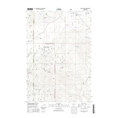 2014 Map of Guler Mountain, 2014 Print