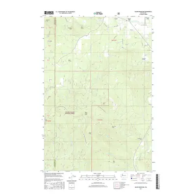 2017 Map of Guler Mountain, 2017 Print