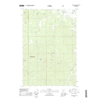 2020 Map of Guler Mountain, 2020 Print
