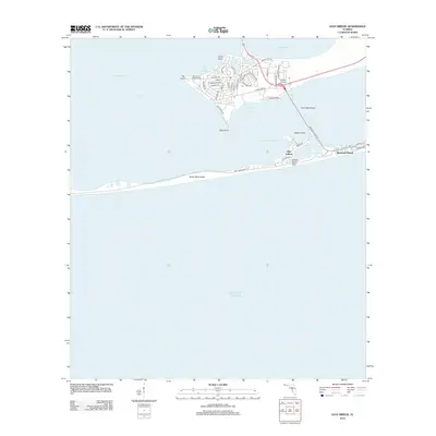 2012 Map of Gulf Breeze, 2012 Print