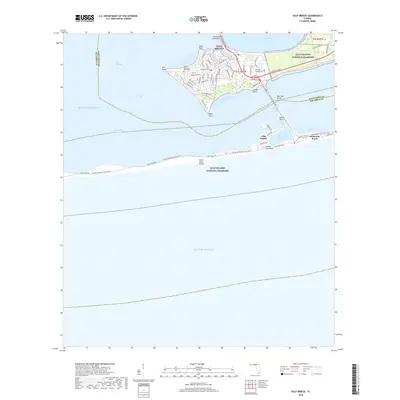 2018 Map of Gulf Breeze, 2018 Print