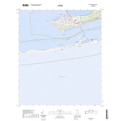 2024 Map of Gulf Breeze, 2024 Print