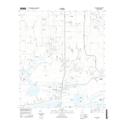 2014 Map of Gulf Shores, 2014 Print