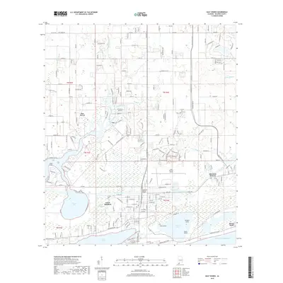 2018 Map of Gulf Shores, 2018 Print