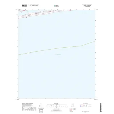 2018 Map of Gulf Shores OE S, 2018 Print