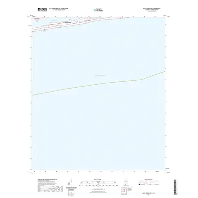 2021 Map of Gulf Shores OE S, 2021 Print