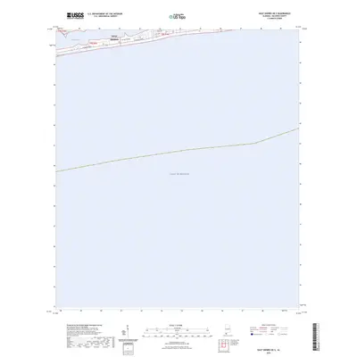 2024 Map of Gulf Shores OE S, 2024 Print