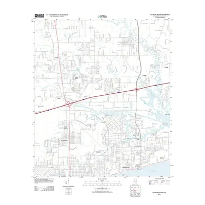 2012 Map of Gulfport North, 2012 Print