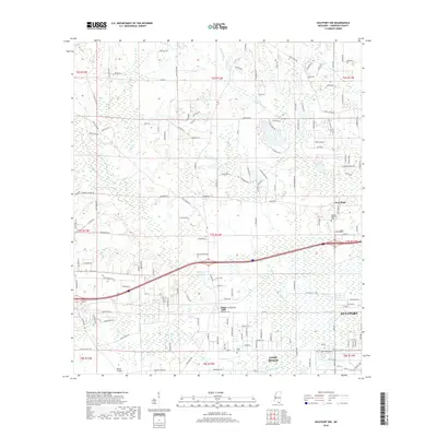 2018 Map of Gulfport NW, 2018 Print