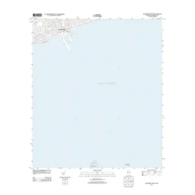 2012 Map of Gulfport South, 2012 Print