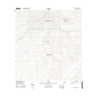 2016 Map of Gulkana A-2 SE, 2016 Print