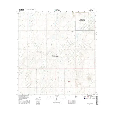 2016 Map of Gulkana A-3 NE, 2016 Print