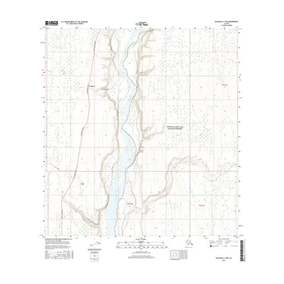 2016 Map of Gulkana A-3 NW, 2016 Print