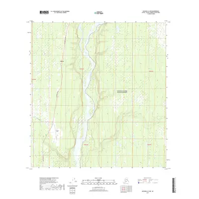 2019 Map of Gulkana A-3 NW, 2019 Print