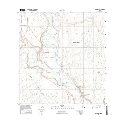 2016 Map of Gulkana A-3 SW, 2016 Print