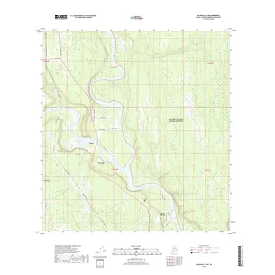 2019 Map of Gulkana A-3 SW, 2019 Print