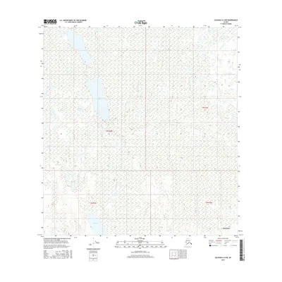 2016 Map of Gulkana A-4 NW, 2016 Print
