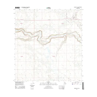 2016 Map of Gulkana A-4 SE, 2016 Print