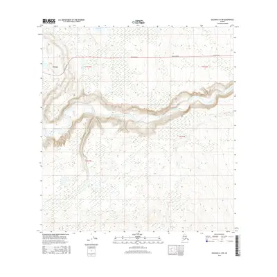 2016 Map of Gulkana A-4 SW, 2016 Print