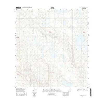 2016 Map of Gulkana A-5 NE, 2016 Print
