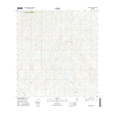 2016 Map of Gulkana A-5 NW, 2016 Print
