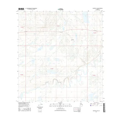2016 Map of Gulkana A-5 SE, 2016 Print