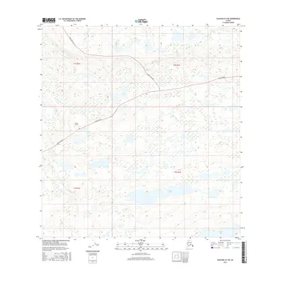 2016 Map of Gulkana A-5 SW, 2016 Print
