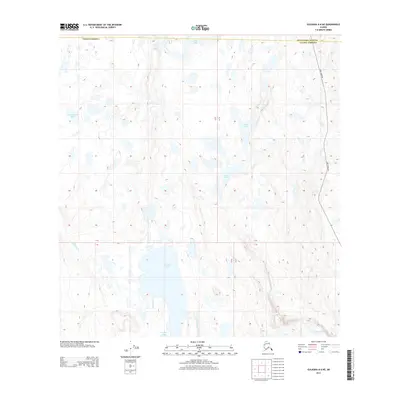 2013 Map of Gulkana A-6 NE, 2013 Print