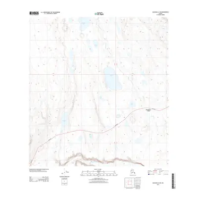 2013 Map of Gulkana A-6 SE, 2013 Print