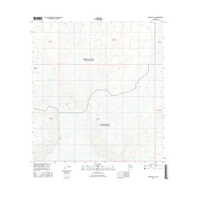 2016 Map of Gulkana B-1 SE, 2016 Print