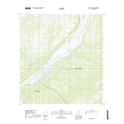 2019 Map of Gulkana B-2 NW, 2019 Print