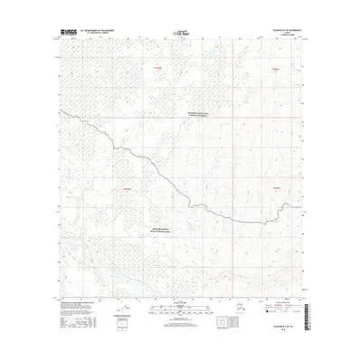 2016 Map of Gulkana B-2 SE, 2016 Print
