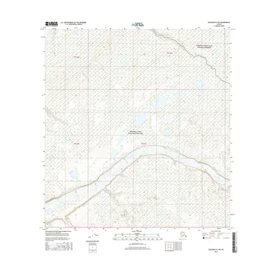 2016 Map of Gulkana B-2 SW, 2016 Print