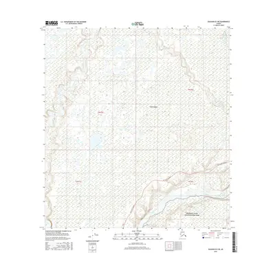 2016 Map of Gulkana B-3 NE, 2016 Print