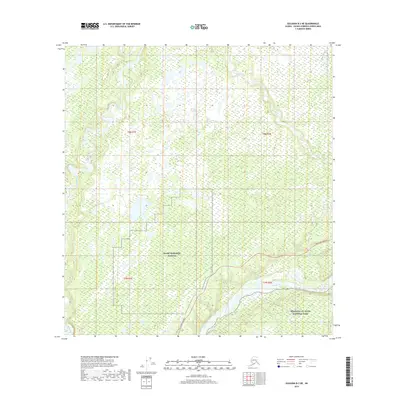 2019 Map of Gulkana B-3 NE, 2019 Print