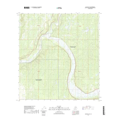 2019 Map of Gulkana B-3 SE, 2019 Print